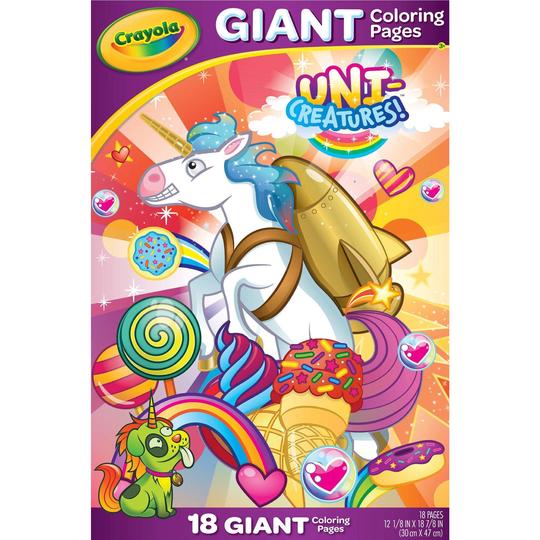 LIBRO P/COLOREAR GIGANTE UNICREATURES