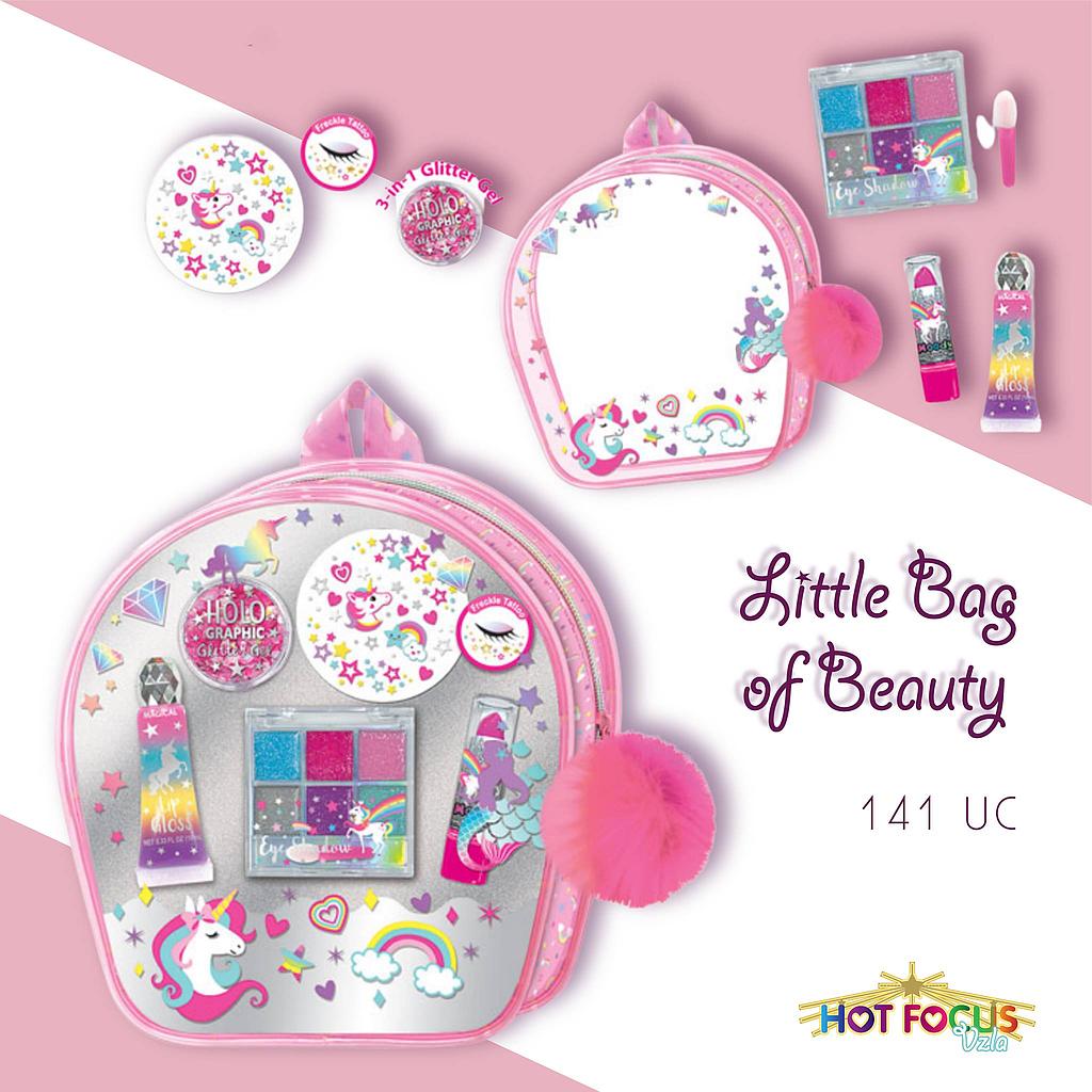 MOCHILA COSMETICOS PEQUEÑA UNICORNIO